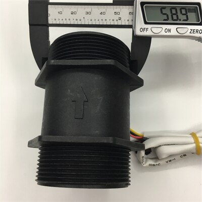 DN50 Turbine Flowmeter 2 Inch Water Flow Sensor Pulse Flowmeter Industrial Grade Large Flowmeter: 3.5V-12V