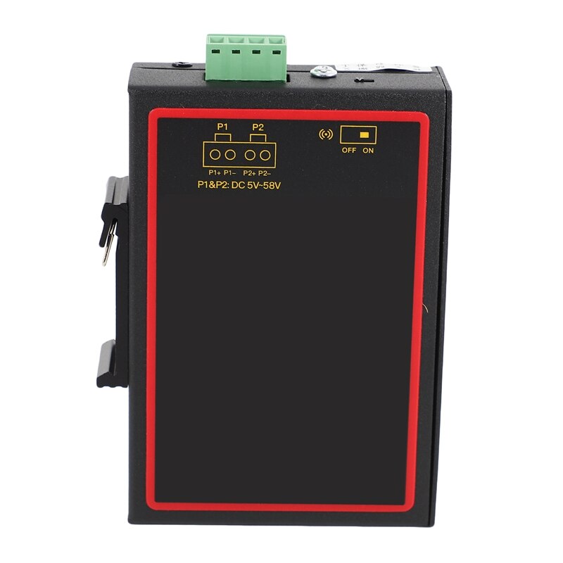 5 Ports Industrial Metal Case Ethernet Switch 10/100Mbps Rj45 Signal Strengthen Vlan Network Switch: Default Title