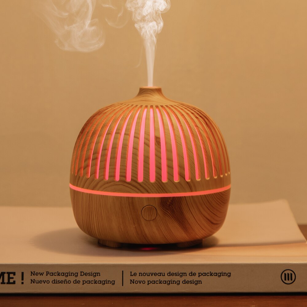 Aroma Diffuser Usb Luchtbevochtiger Ultrasone Essentiële Olie Diffuser 7 Kleur Led Gradiënt Luchtverfrisser