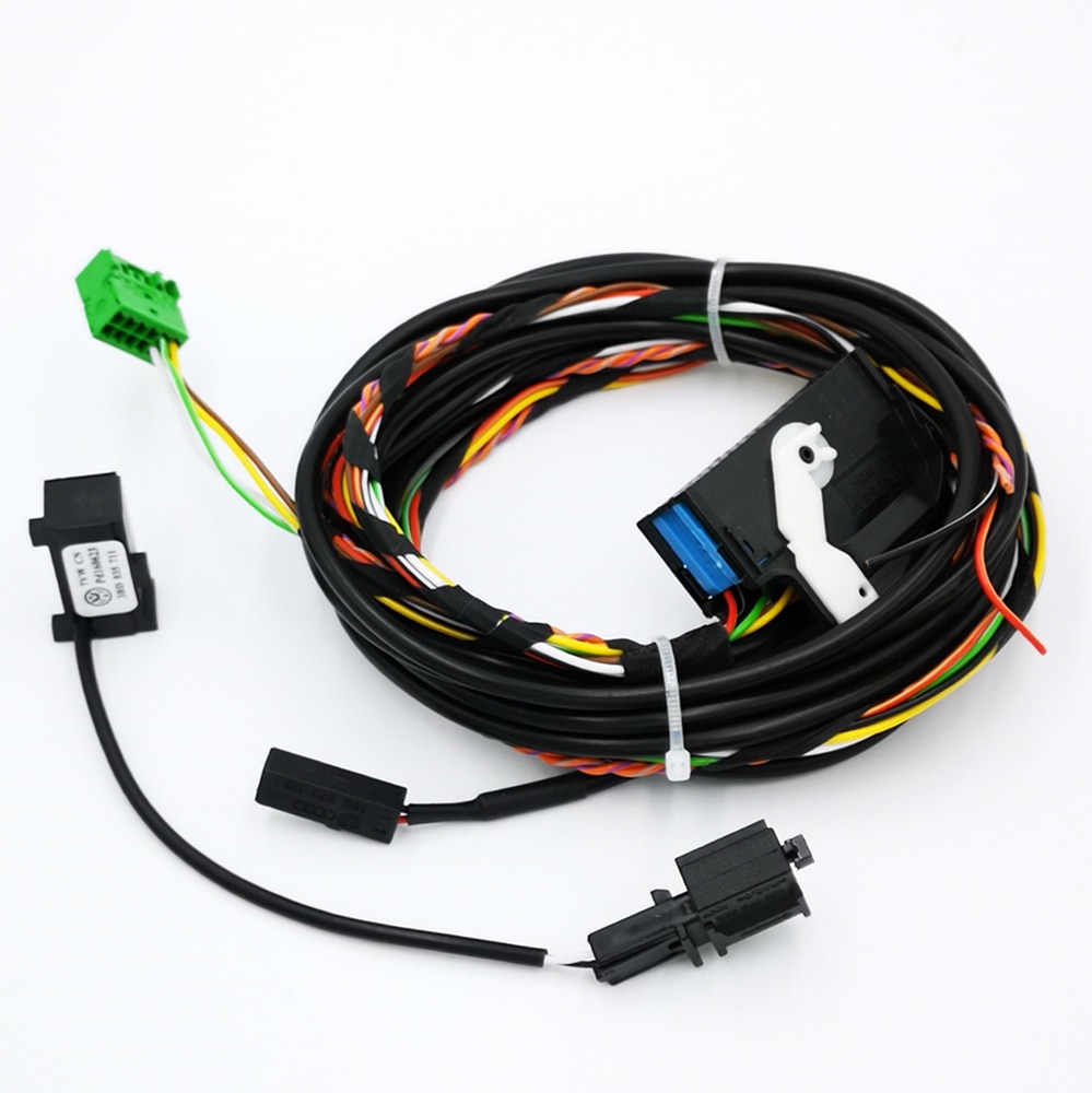 Para VW Bluetooth cableado arnés cable 8X0035447A para RCD510 rss510 tizan GOLF GTI Jetta Passat CC con micrófono 8X0035447A