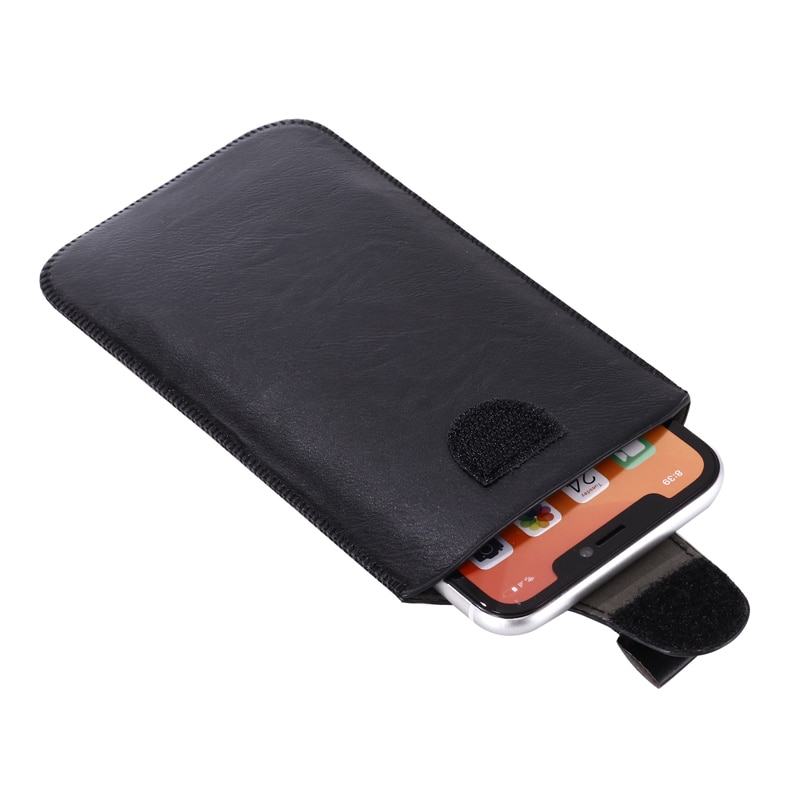 Universele Holster Riem Telefoon Geval 4.7-6.7 Inch Voor Iphone Samsung Huawei Xiaomi Lg Smart Telefoons Lederen Ultra-dunne Taille Tas