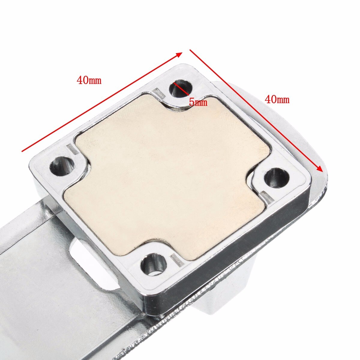 75mm/105mm Door Truck Cylinder Padlock Stainless Steel Plating Self Locking Security Hasp Staple with 2 Keys