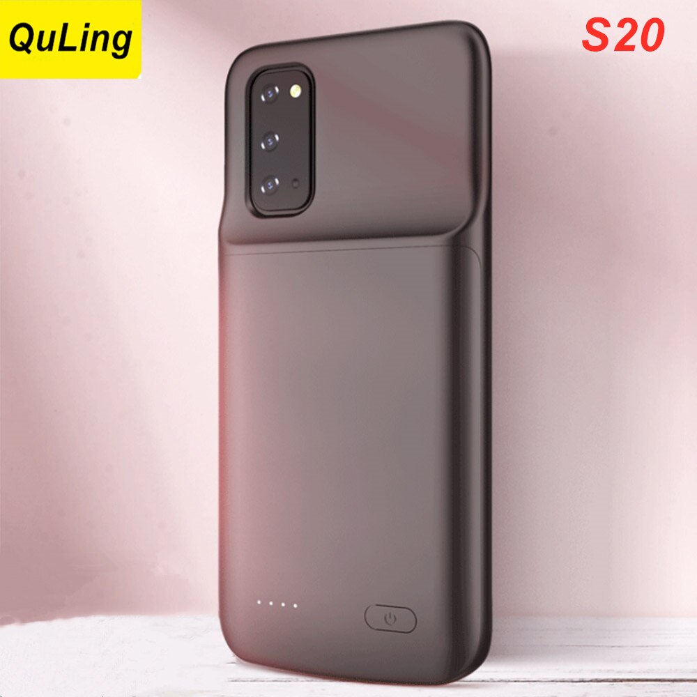 Quling 4800 Mah Voor Samsung Galaxy S20 Batterij Case S20 Batterij Oplader Bank Stroom Case Voor Samsung Galaxy S20 Batterij case