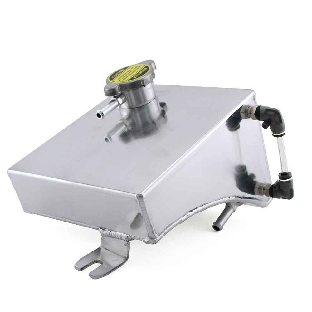 Car Styling Overflow Tank Reservoir Kit Water Coolant Tank Can With Cap Fit For Nissan 240sx S13 S14