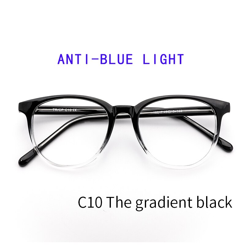 Round Glasses Frame Women Prescription Glasses And Blue Light Glasses Optical glasses frame Computer glasses Frame Women Eyewear: C10 Blue Light
