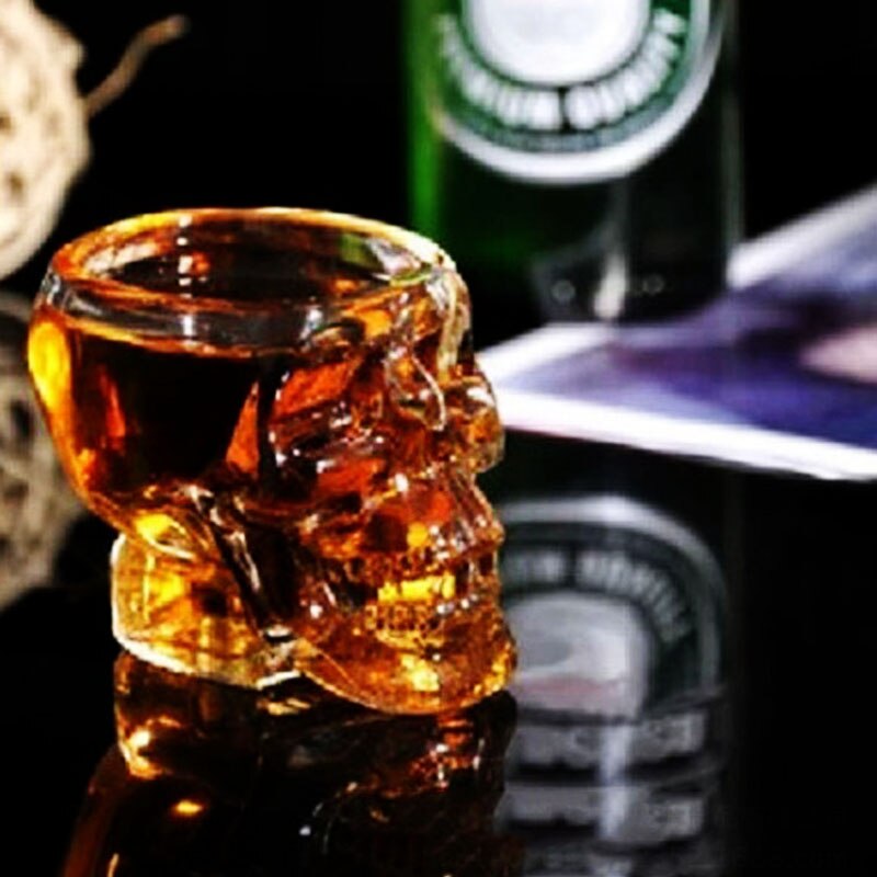 DEOUNY 6PCS Big Shot Glasses For Vodka Tequila Shots Set Drinkware Cup 80ml&150ml&300ml Crystal Halloween Home Party Whiskey