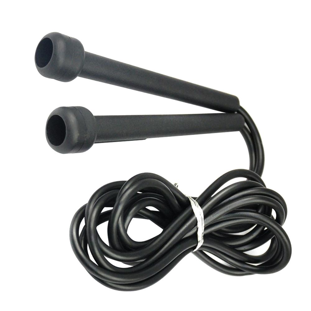 Jump Ropes Sports Fitness Fast Speed Jump Skip Rope Skipping Wire Exercise Boxing Bearing Speed Fitness Equipments Jumping Rope: Black