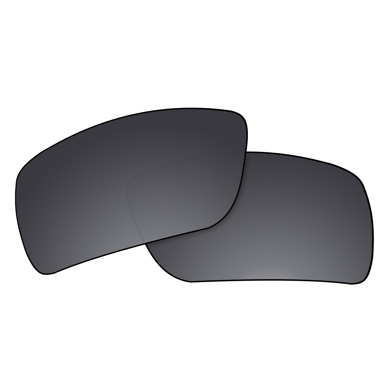 OOWLIT Gepolariseerde Vervanging Lenzen van Black Chrome voor-Oakley Eyepatch 2 OO9136 Zonnebril