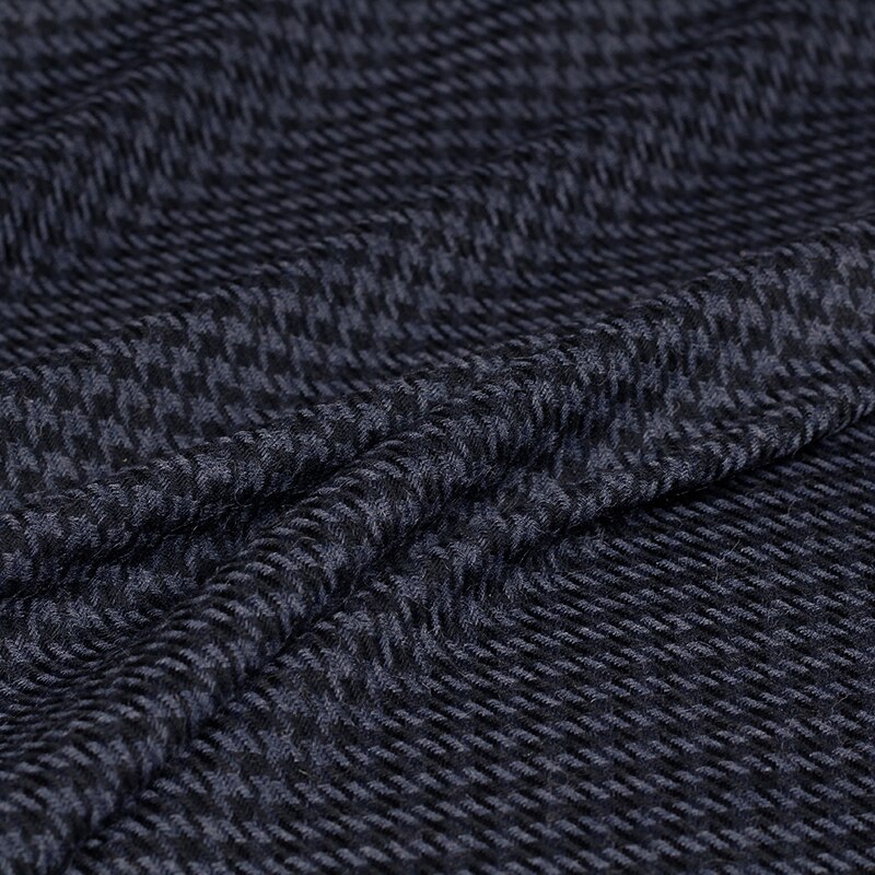 Pearlsilk azul negro hilo teñido pata de gallo lana de Cachemira accesorios para prendas de vestir vestido de otoño DIY telas de ropa