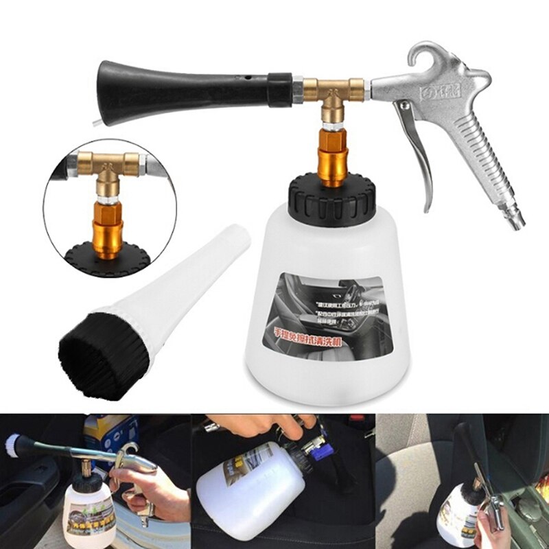 EUROtops Profi Car Duster Handbezem, ideaal bij stof/pollen, autoreiniging/lakverzorging zonder water, gewaxte franjes, katoenvezels, lange handgreep, bekend in de VS