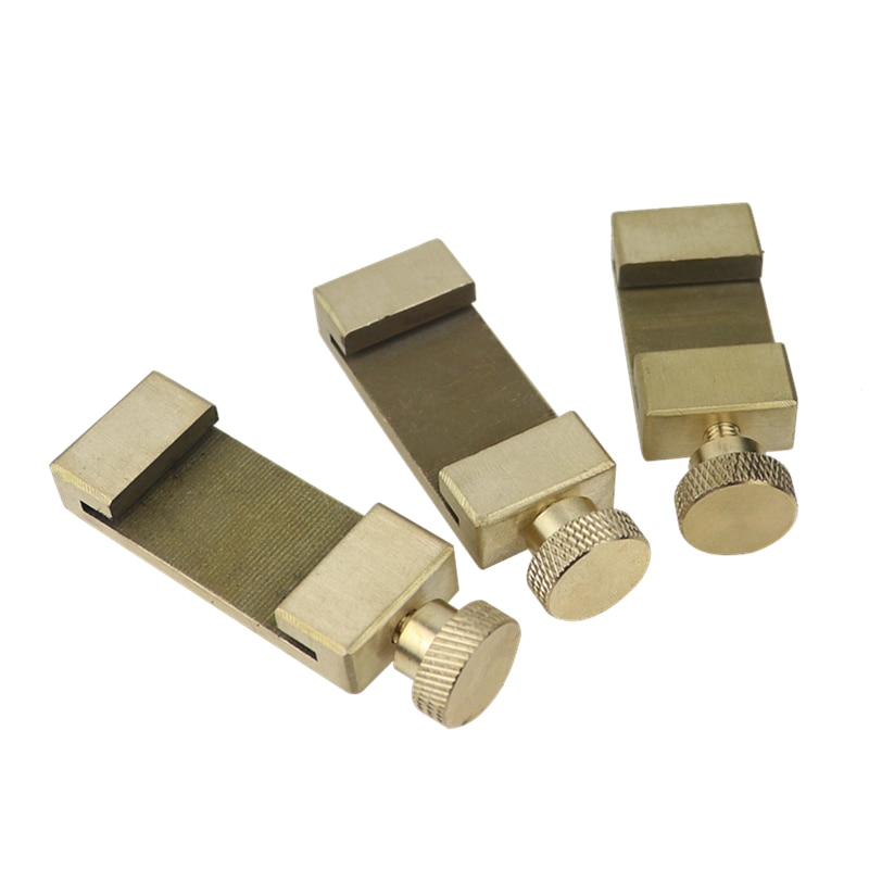 Adjustable Steel Ruler Positioning Block Angle Marking Gauge Brass Line Scriber Ruler Fixed Position Carpentry Measuring Tool