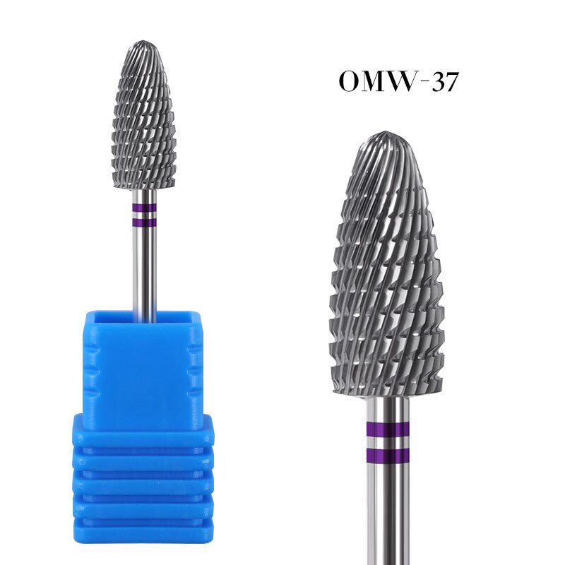 1pc nail art borrkronor vakuum tungsten stål sliphuvud embout ponceuse ongle polering borr  mz255: 37