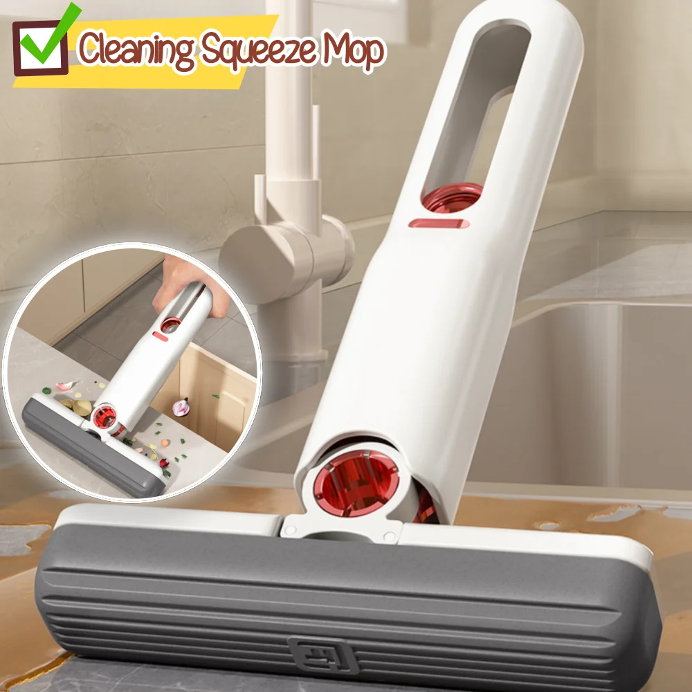 шбра Mop Krachtige Knijp Opvouwbare Vloer Wassen Huis Schoonmaken Mops Zelfknijpen Bureau Cleaner Glas Huishoudelijke Schoonmaakmiddelen Gereedschap