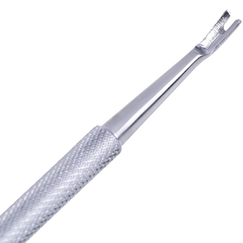 Stainless Steel Cuticle Nail Pusher Trimmer Metal Double Sided Dead Skin Push