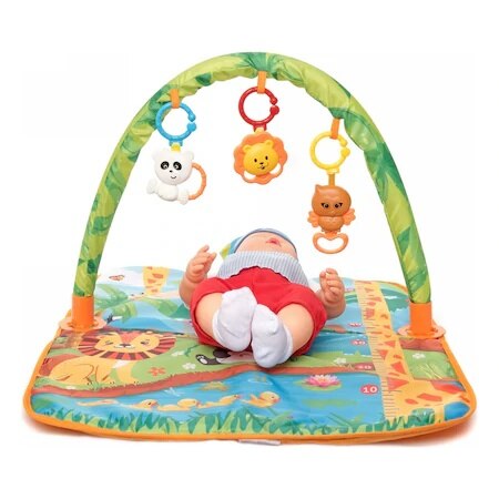 Tapis bébé joyeux gars tapis de jeu crotale Animal figuré 63x80 CM tapis de jeu hochets ramper jouets d'apprentissage précoce