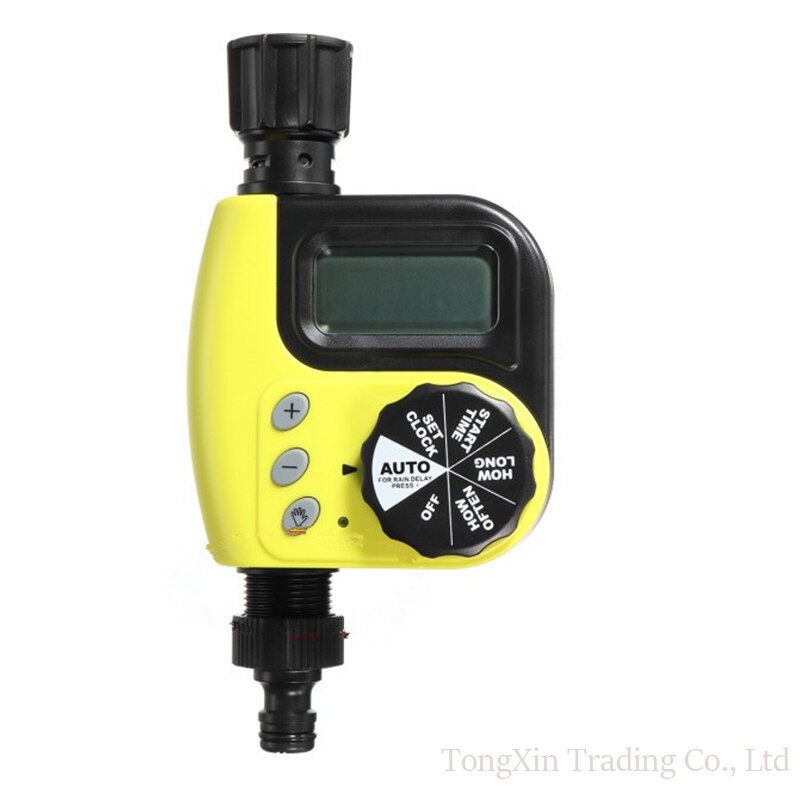 Garden Watering Timer Ball Valve Automatic Electronic Water Timer Home Garden Irrigation Timer Controller System таймер полива: Yellow