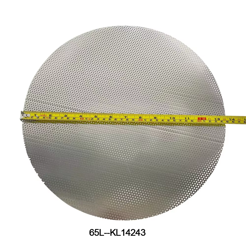 KegLand BrewZilla 35/65L - Pro Series Bottom Screen for Malt Pipe (No Hole): Beige