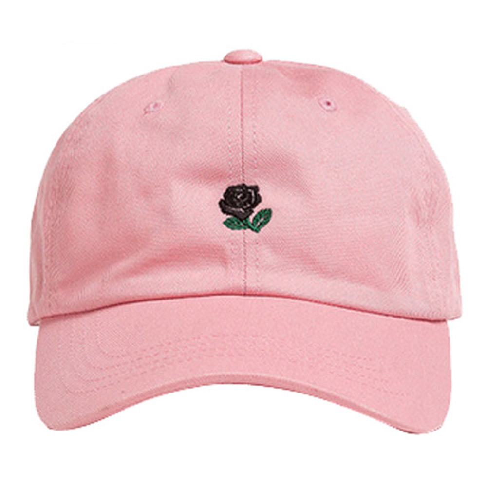 Bonés de beisebol bordados femininos, chapéus de algodão, chapéus de sol para mulheres, meninos e meninas, snapback, hip hop, chapéu plano de inverno mulheres: Pink