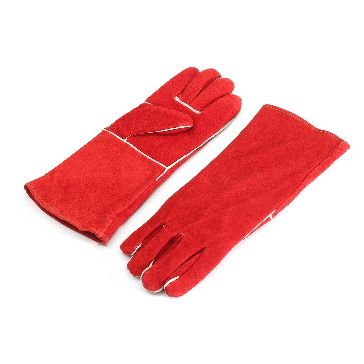 Safurance 15.7'' Heat Resistant Melting Furnace Gloves Fire High Temperature Protection XL Workplace Safety