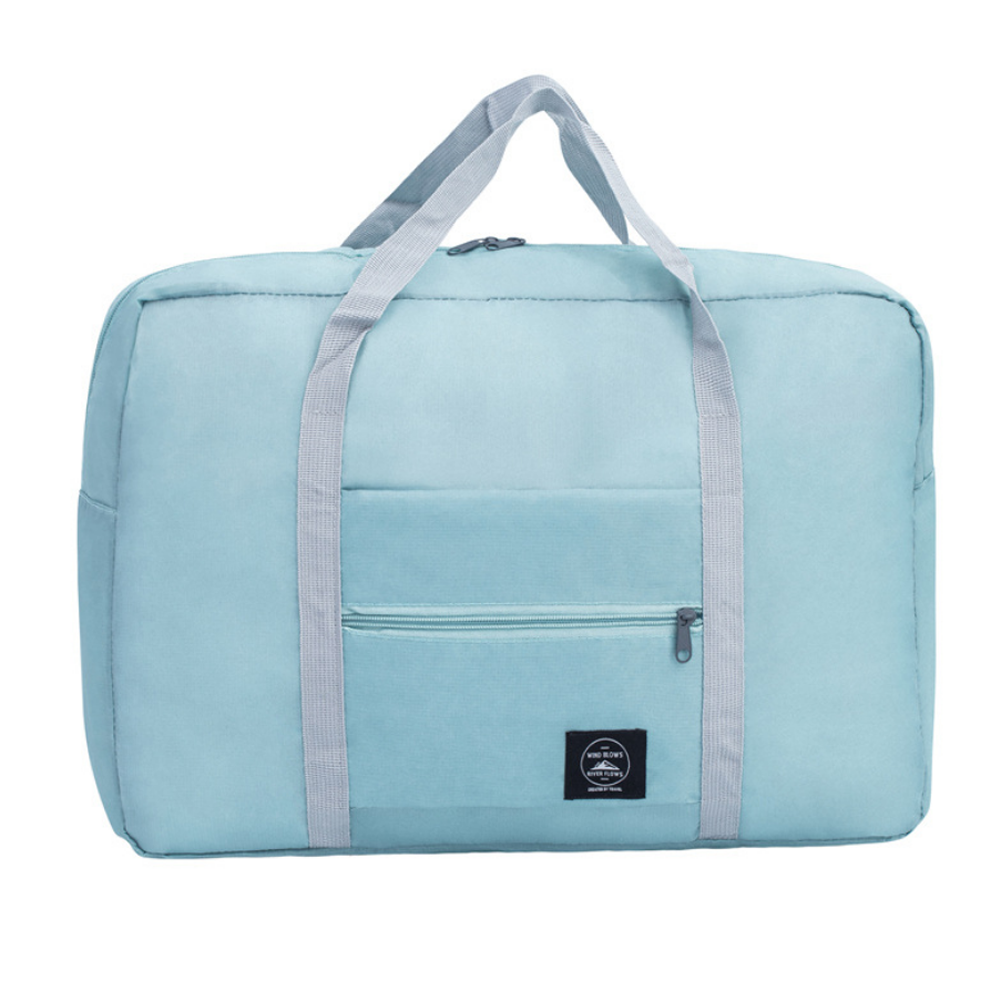 Speicher Tasche Falten Reisen Tasche Liedchen-Tasche Verpackung Organisatoren für Kleidung Kosmetik: hell Blau