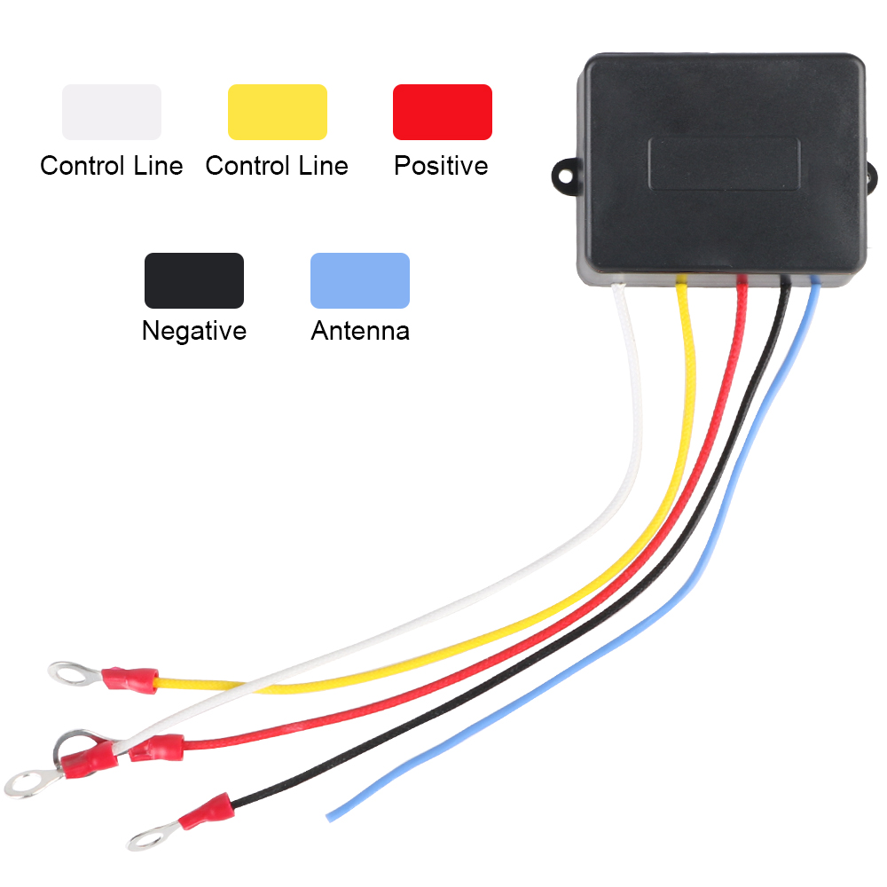 Handset Schakelaar Controller 12V/24V Dual Manual Zender Draadloze Lier Afstandsbediening Set Lier Lier Afstandsbediening