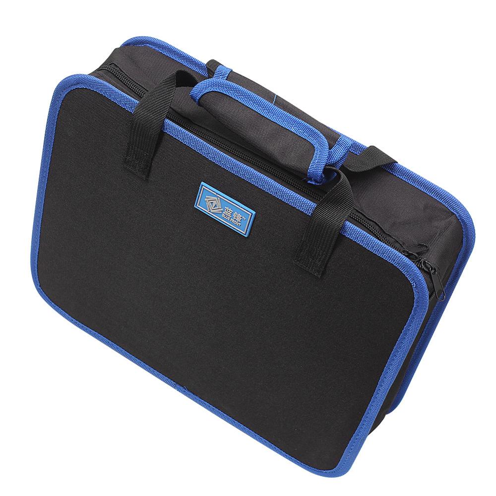 350X270Mm Multifunctionele Thuis Tool Bag Elektricien Tool Elektrische Boor Storage Case Bag Canvas Verdikking Toolbox Instrument Case