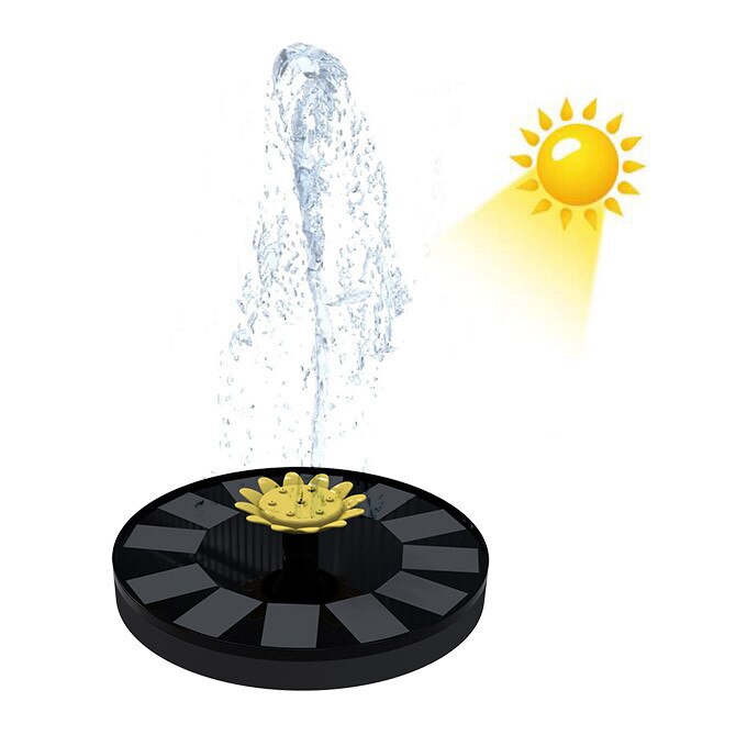 Garden Decoration Outdoor Solar Fountains Smart Small Solar Powered Water Fountains Garden Supplies Family Pool Decoration