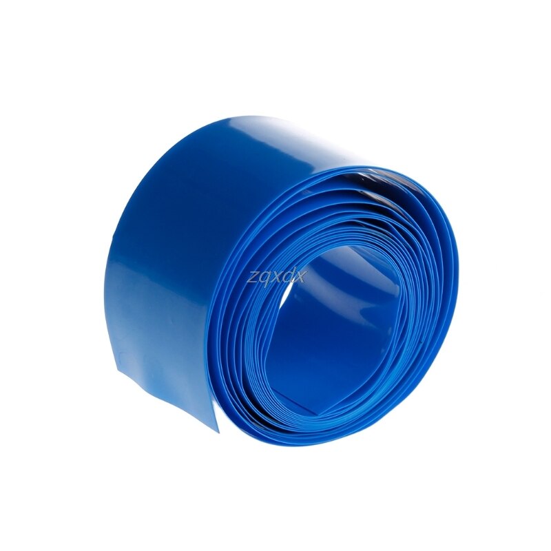 2M Pvc Krimpkous Wrap Kit Voor 18650 18500 Batterij Platte Ronde 18.5Mm Rental &amp;