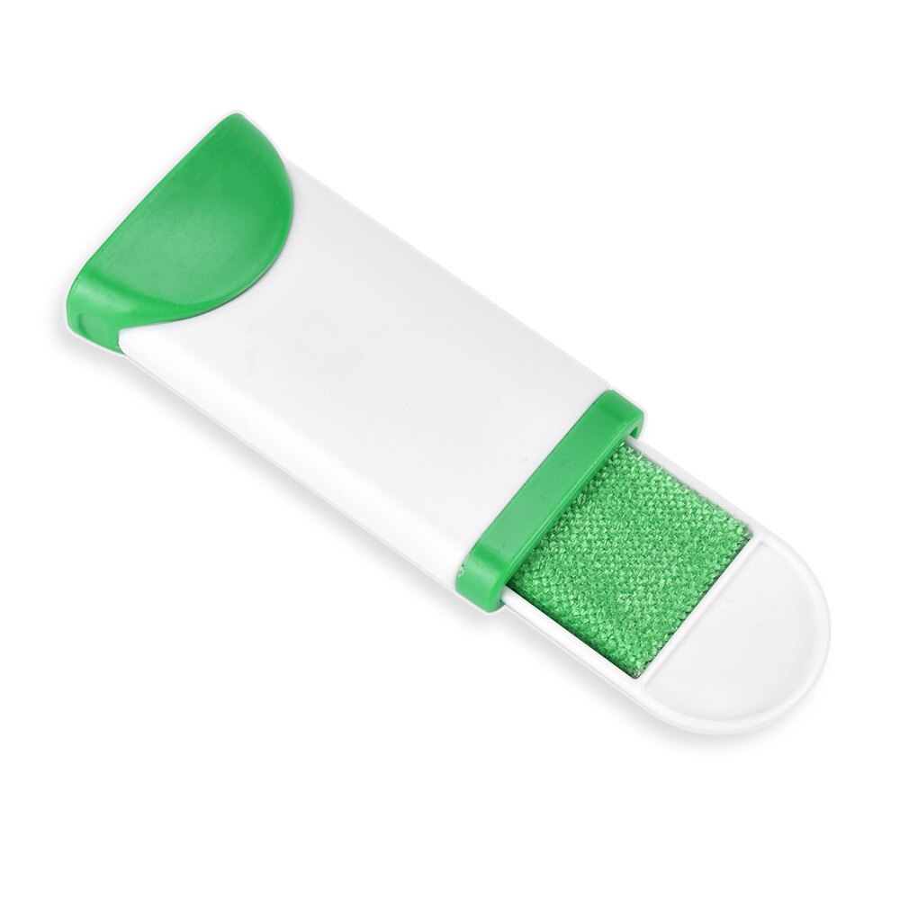 Brosse de nettoyage antistatique pour textiles et vêtements, pour retirer la poussière, les peluches, les cheveux et les poils d'animaux: green S 1pc