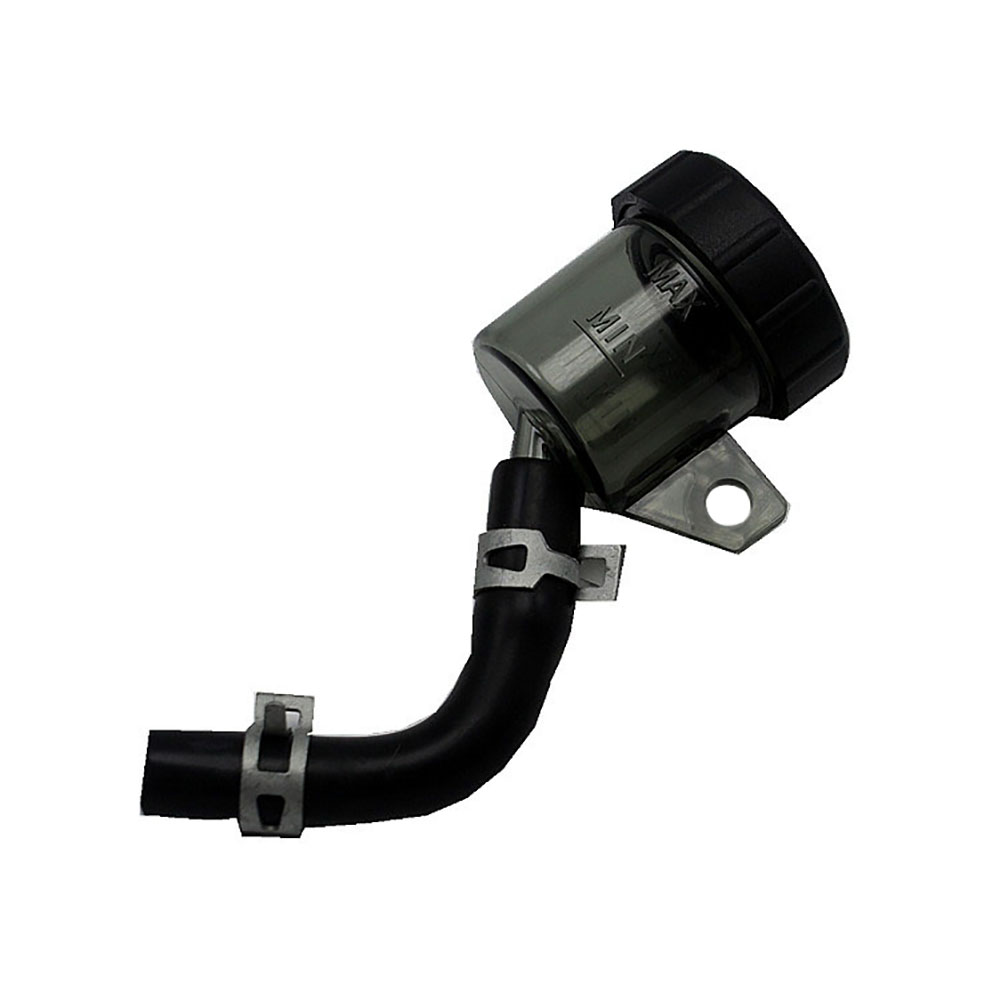 Fluid Reservoir Transparent Black Motorcycle Cylinder Leakproof ABS Tank Front Rear Brake Easy Install Accessories Oil Cup