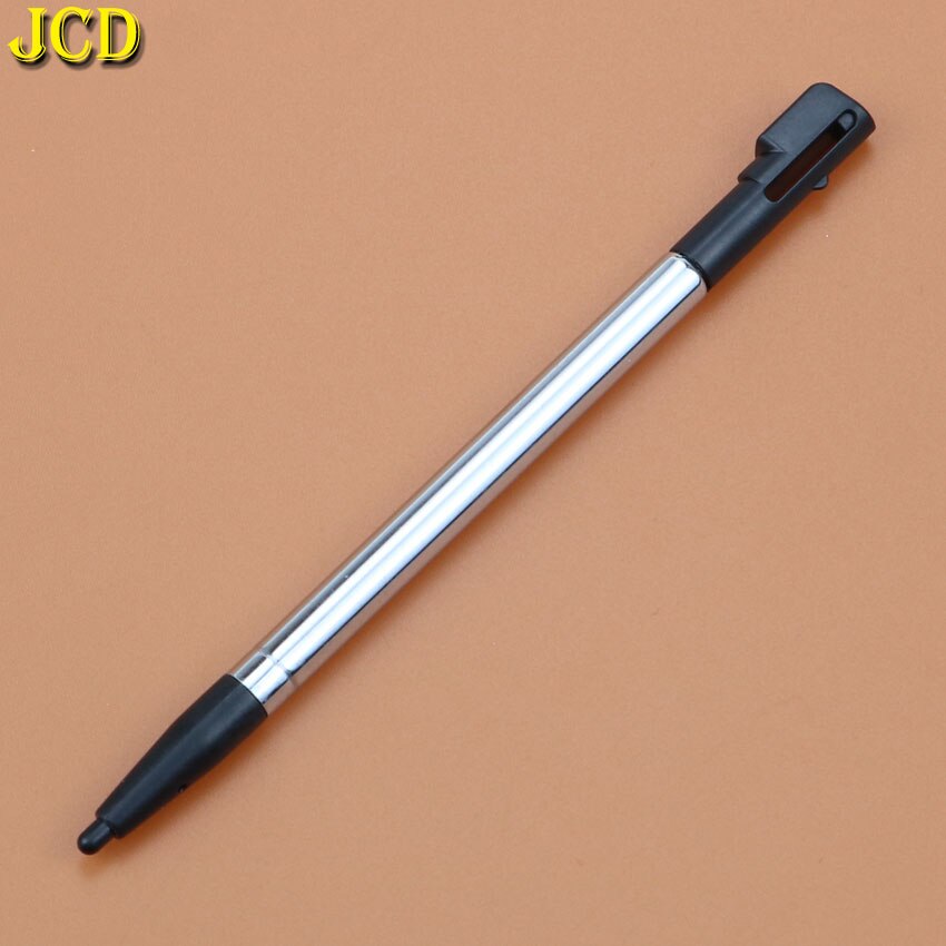 JCD 1 pcs 4 Cor Tela Retrátil de Metal Toque Caneta Stylus Definido Para Nintend Para Nintend DSi NDSi Jogos Acessório: Black