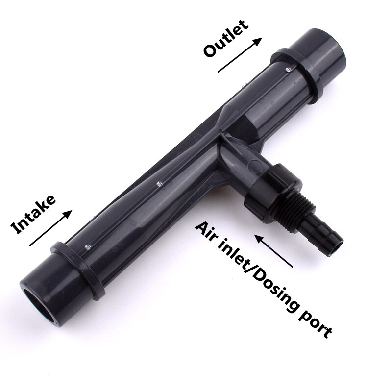 ID 20~63mm And 1/4''~2'' Inch UPVC Venturi Pipe Mixer Aquarium Fish Tank PVC Gas Liquid Mixer Irrigation Fertilizer Accessories