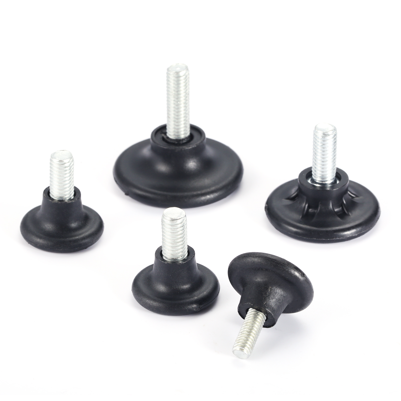 Pie nivelador con tornillo M8 para muebles, 10 piezas, M6, diámetro ajustable, para mesa de casa, escritorio