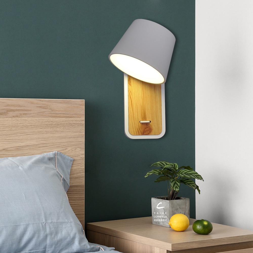 Artpad nordisch Holz Zauberstab Licht Kreative Lampe nacht Zauberstab Lampe Wohnzimmer Veranda Flur Dekor Lichter Weiß AC100-240V