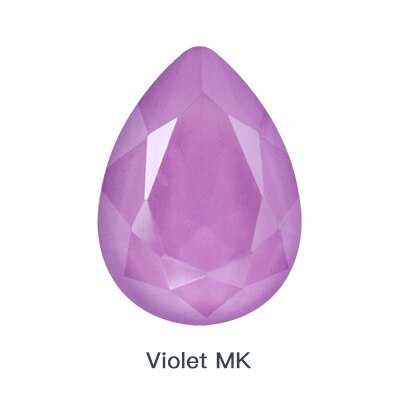 Delikat lys mokka serie rive  k9 glass rhinestones glass strass krystall pointback rhinestones lim på plagget håndverk: Fiolett mk / 10 x 14mm 10 stk