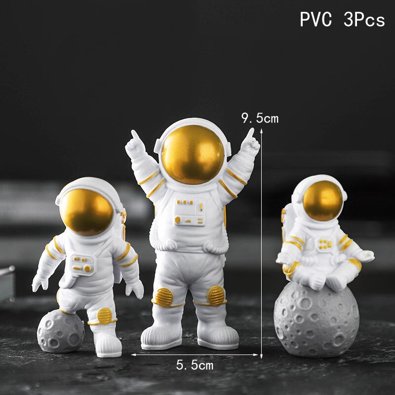 Universo stelle razzo astronauta luna buon compleanno lettera decorazione Cake Topper Dessert per la festa dei bambini regali adorabili per bambini