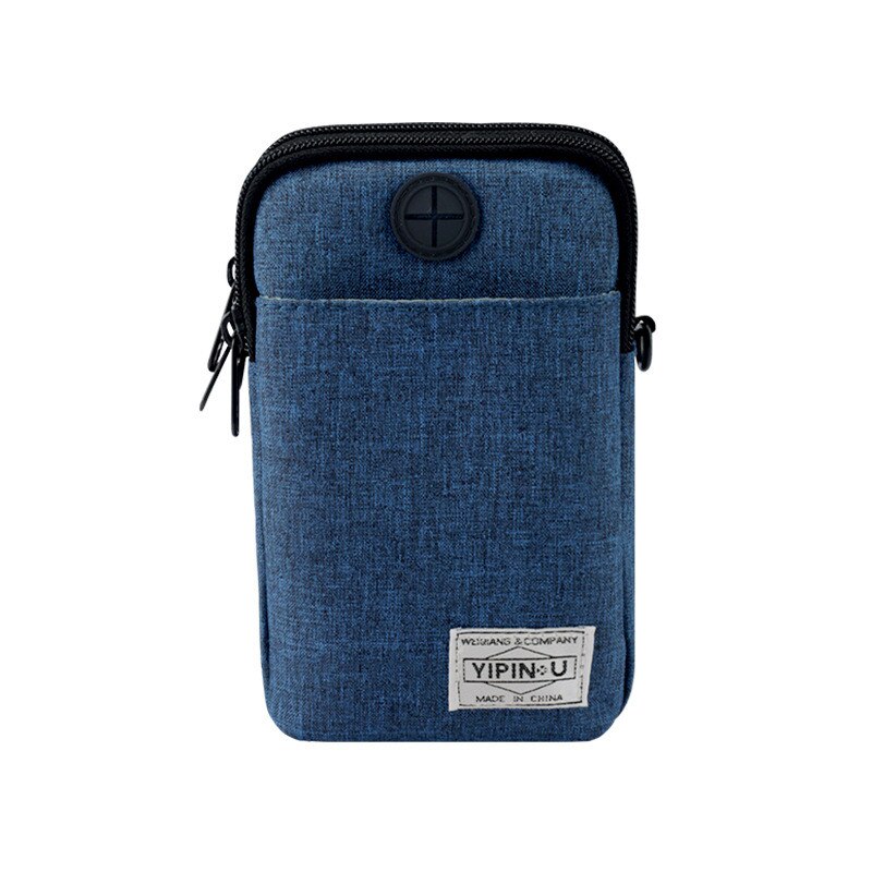 Impermeabile Sacchetto di Spalla Degli Uomini di Oxford Borsa con Tracolla mini indietro pacchetto Usb Bambini sacchetto del Raccoglitore Del Messaggero Uomini Borsa Da Viaggio ottavino Sacchetto: blu