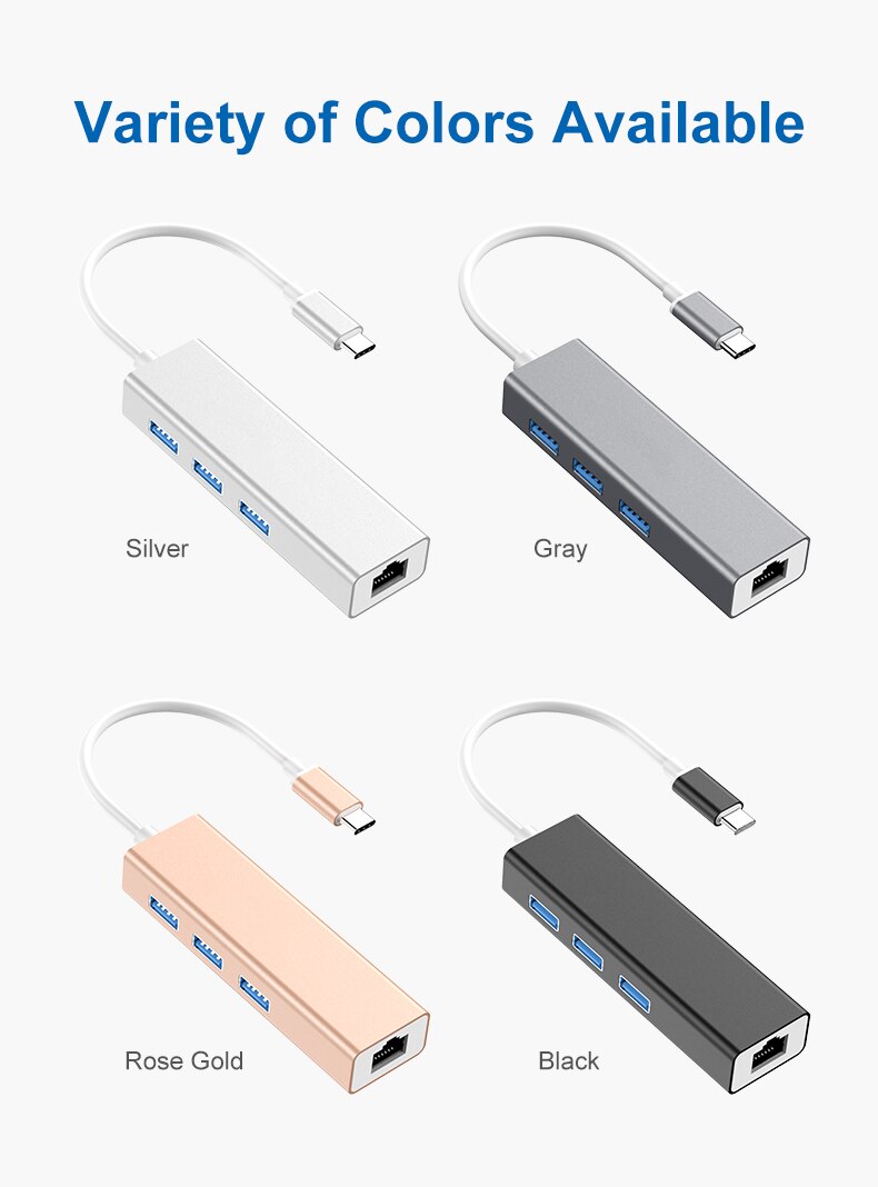 Type-c ordinateur portable Dock Thunderbolt Ethernet adaptateur USB c Station d'accueil promotionnel usb hub promotionnel