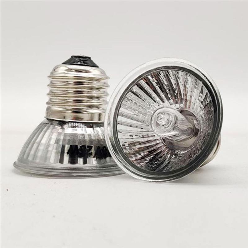 3PCS Reptiles Heating Light Bulb Full-spectrum Sun Lamp Tortoise Basking Lamp Practical Reptiles Heating Lamp for Turtle