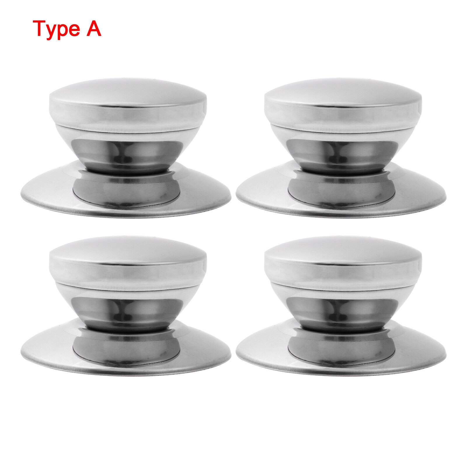 Universal Cookware Lids Knobs Stainless Steel Pot Pan Handles Kitchen Cooker Hand Grip Detachable Cooking Replacement Pot Handle