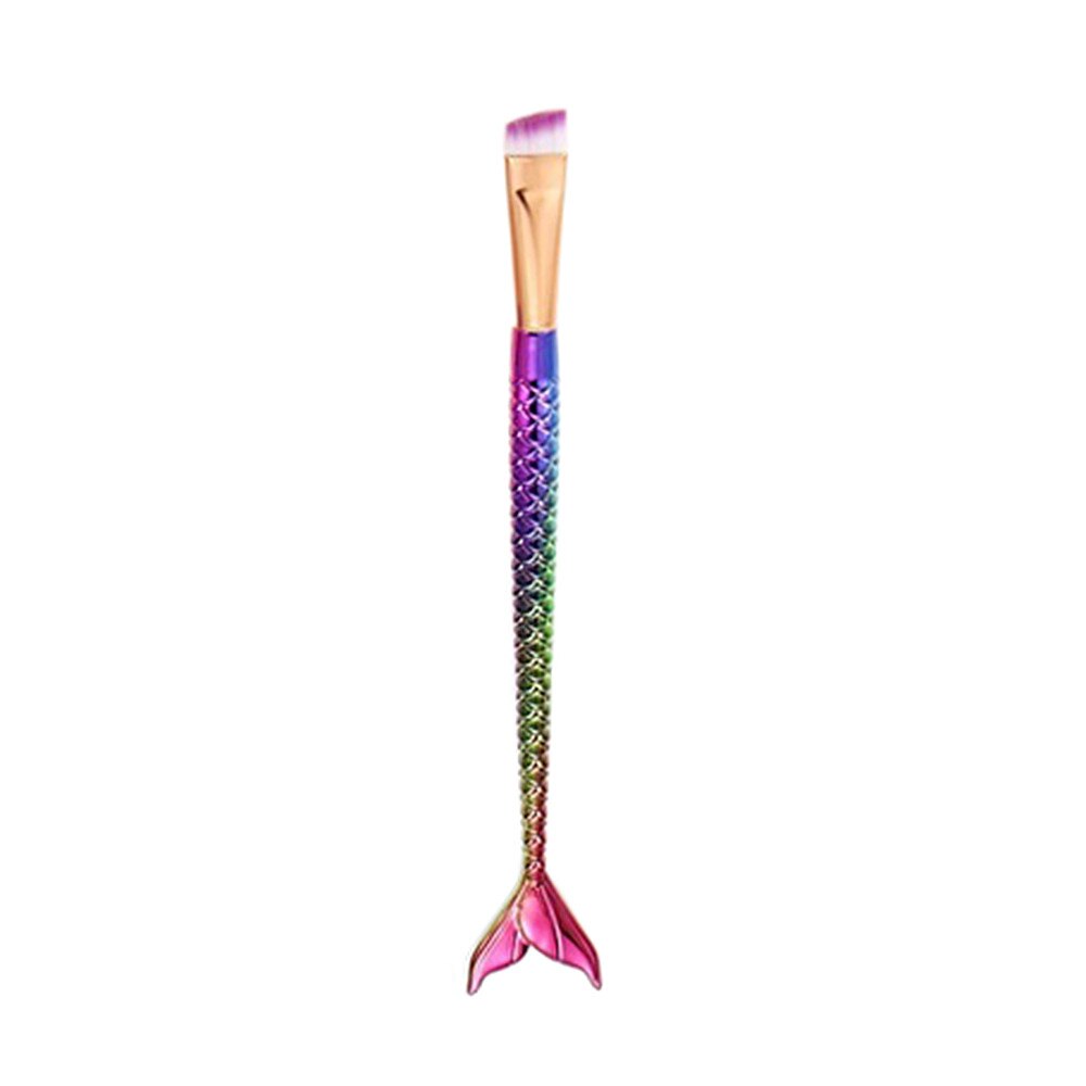 4*4*20 Cm 1 Pcs Fony Make Up Fan Blush Borstels Cosmetische Concealer Mermaid Borstel Maquiagem Borstels tool: G