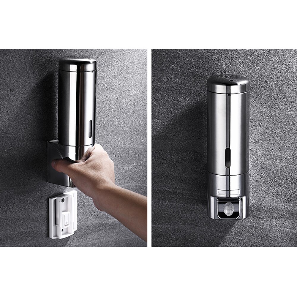 Manual Press Liquid Soap Dispenser Deck Mounted Counter Soap Dispenser For Kitchen Stainless Steel Bottle Bathroom Liquid Foam