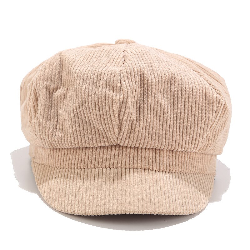 Chapeau de journal pour femmes coton, béret de boulanger, casquette de peintre pour filles, bonnet solide, casquette octogonale
