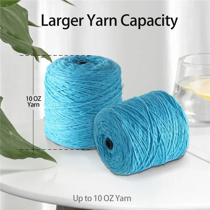 Cotton Yarn Thread Balls Dispenser Electric Winding Machine Home Yarn Winder DIY Crafts for Crocheters Knitters Crocheting
