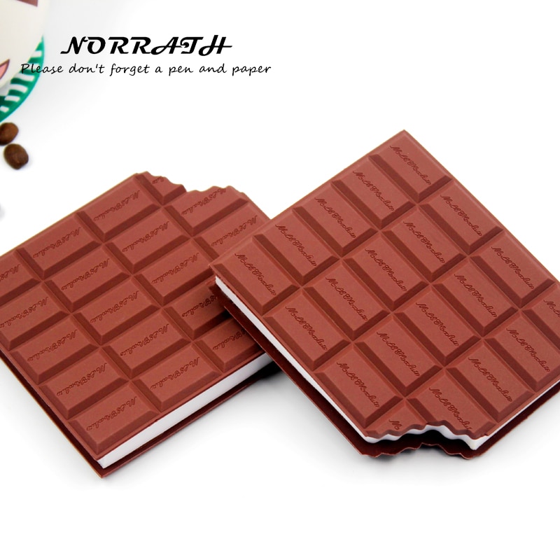 Kawaii czekoladowy notatnik śliczne biurowe wygodne NotebookPost to biuro szkolne akcesoria biurowe prezent dla dzieci