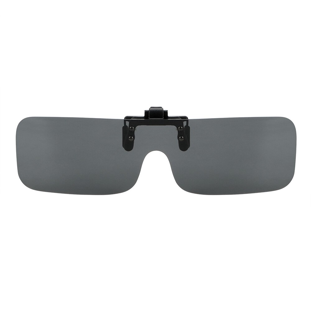 LEEPEE Anti-glare For Men Women Driving Night Vision Lens Polarized Sun Glasses Clip On Sunglasses Car Driver Goggles: Gray