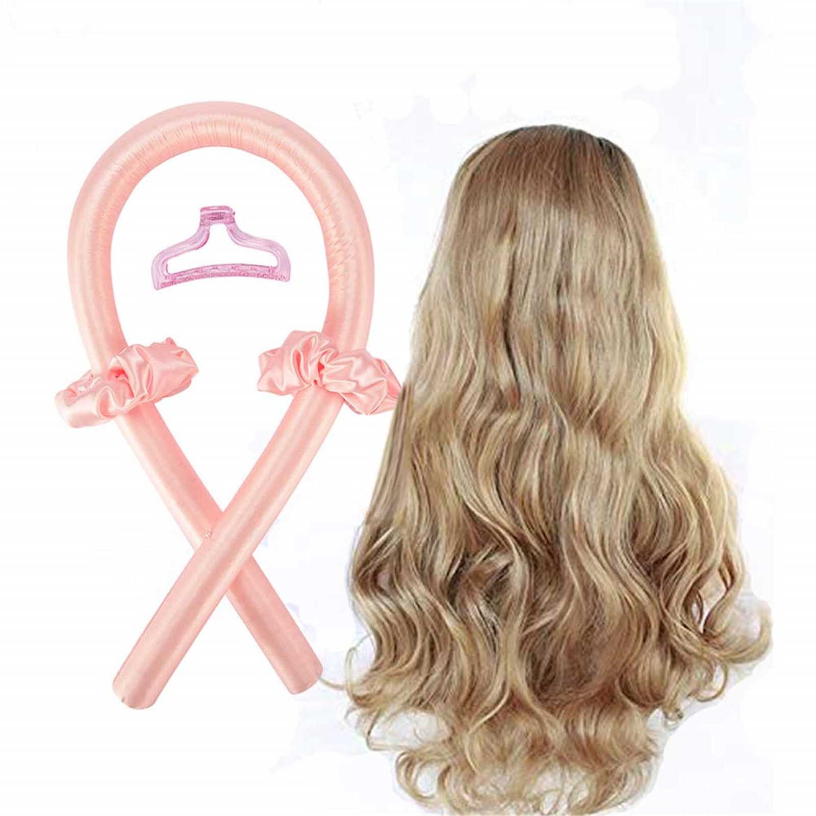 Heatless Curling Rod Headband No Heat Curls Ribbon Hair Rollers Sleeping Soft Headband Hair Curlers DIY Hair Styling Tools: K