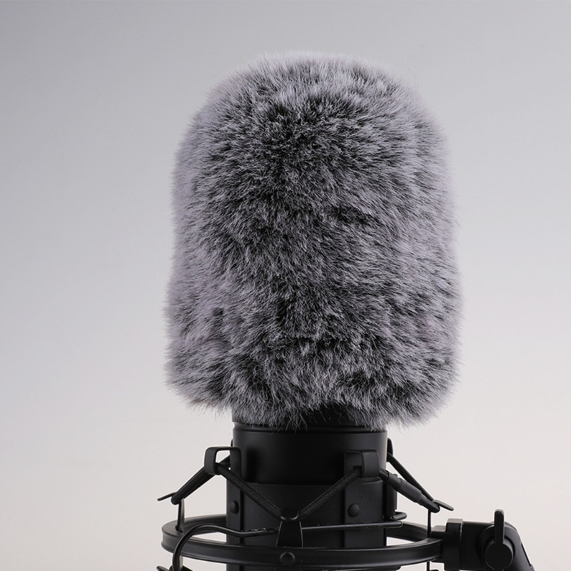 Microphone Furry Windscreen Muff Microphone Wind Cover Fuzzy Microphone Cover Fuzzy Microphone Filters for AT2020