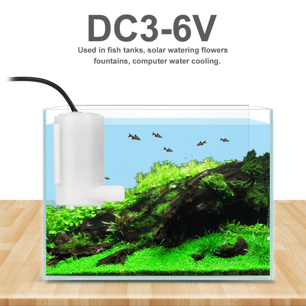 Mini Dompelpomp Op Zonne-energie – 6V-12V, 280L/u, Borstelloze Motor, Voor Aquaria, Fonteinen En Vijvers