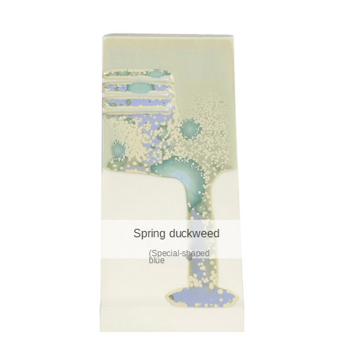 Ceramic Art Ceramic Glaze Crystal Glaze Art Glaze Kiln Change Glaze Medium High Temperature 1200-1270 Degrees 500ml: Duckweed in Spring